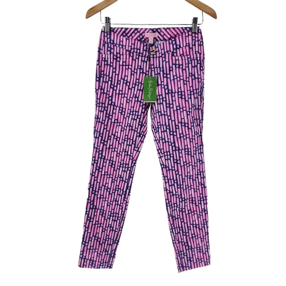 Lilly Pulitzer Women's Kelly Skinny Ankle Pant - 00 - Picture 2 of 7